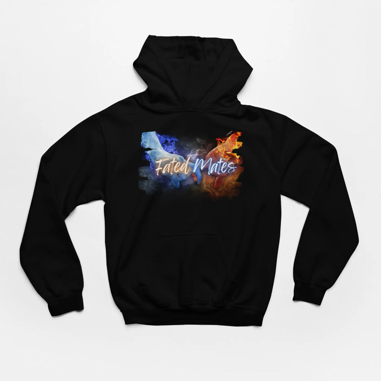 a black Fated Mates Hoodie