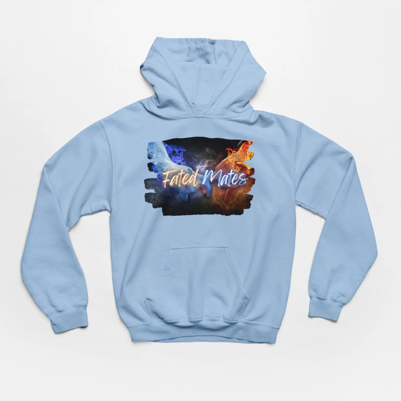 a blue Fated Mates Hoodie