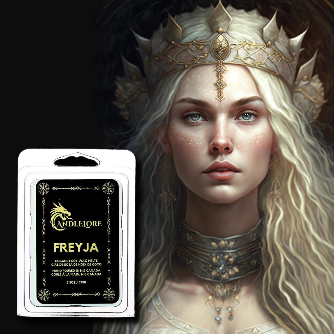melts beside the goddess Freya