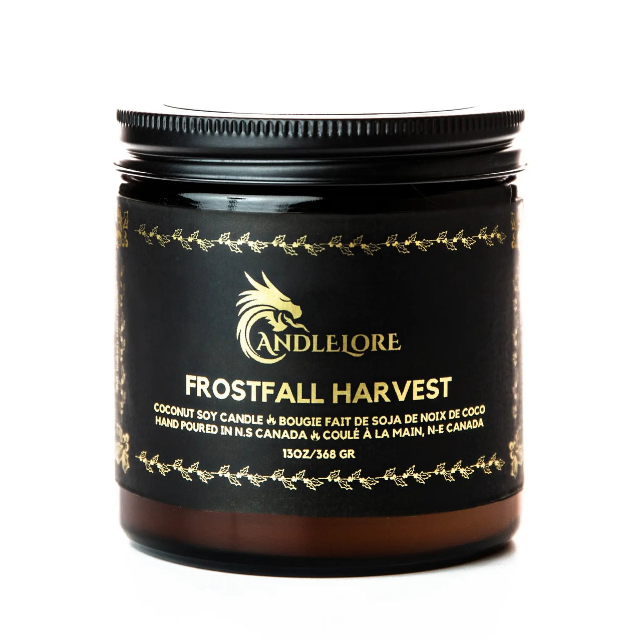 large Frostfall Harvest Candle