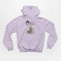 Thumbnail for OrchidJust one more chapter hoodie v2 with black text