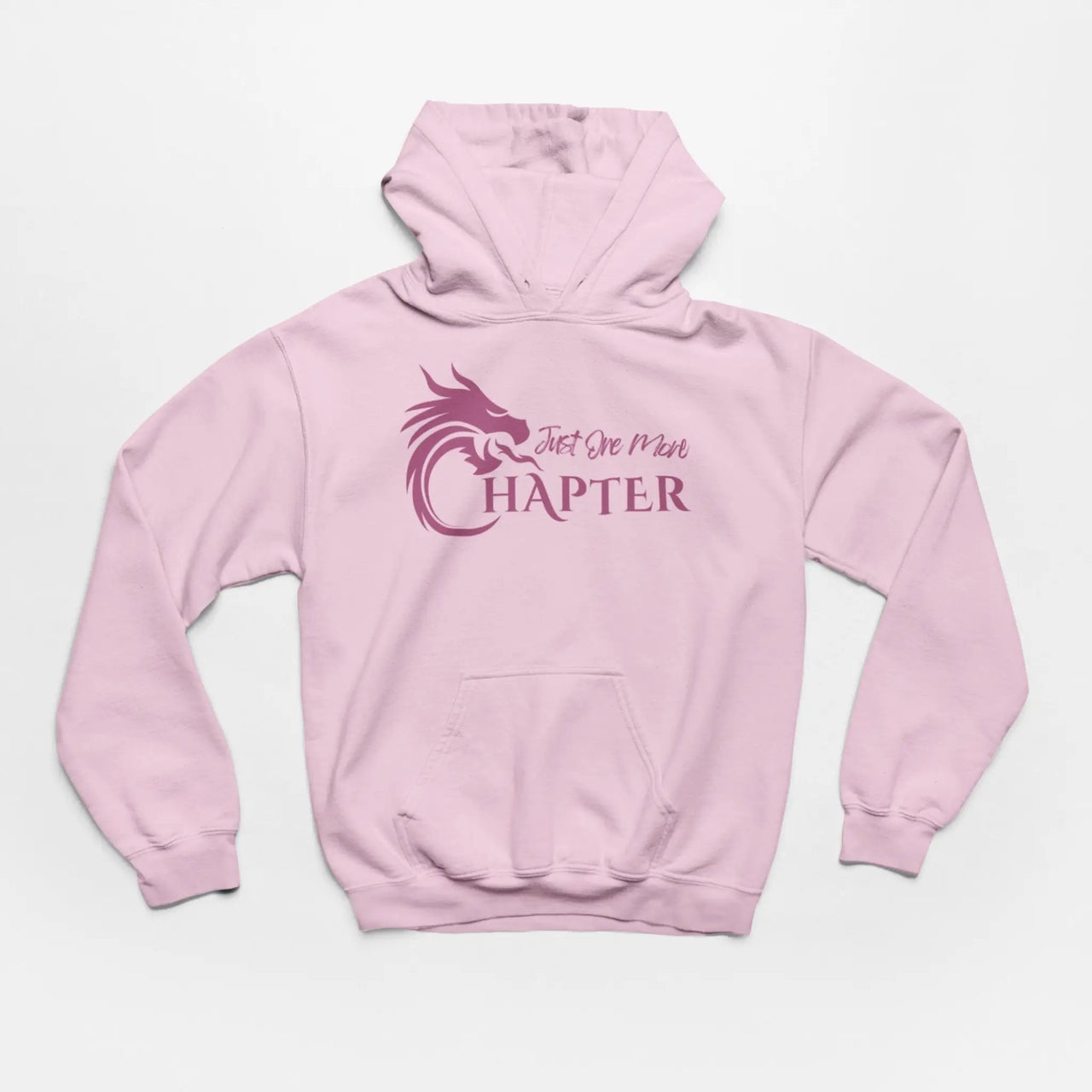 Pink Just One More Chapter Hoodie V1 purple text