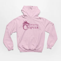 Thumbnail for Pink Just One More Chapter Hoodie V1 purple text