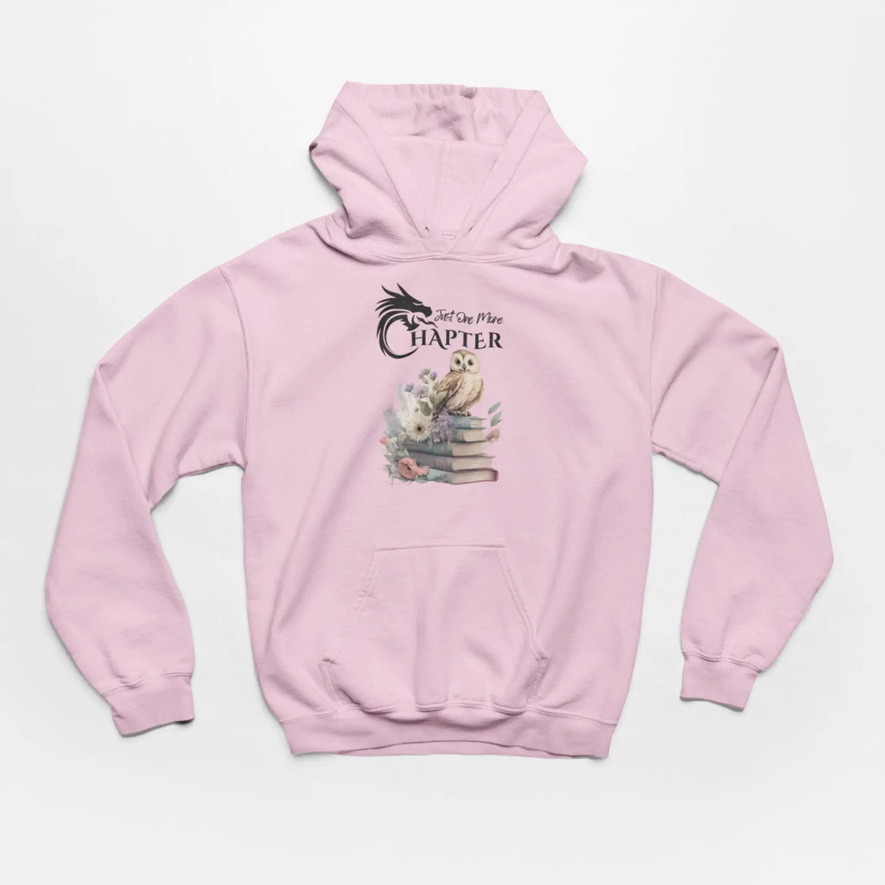 pink Just one more chapter hoodie v2