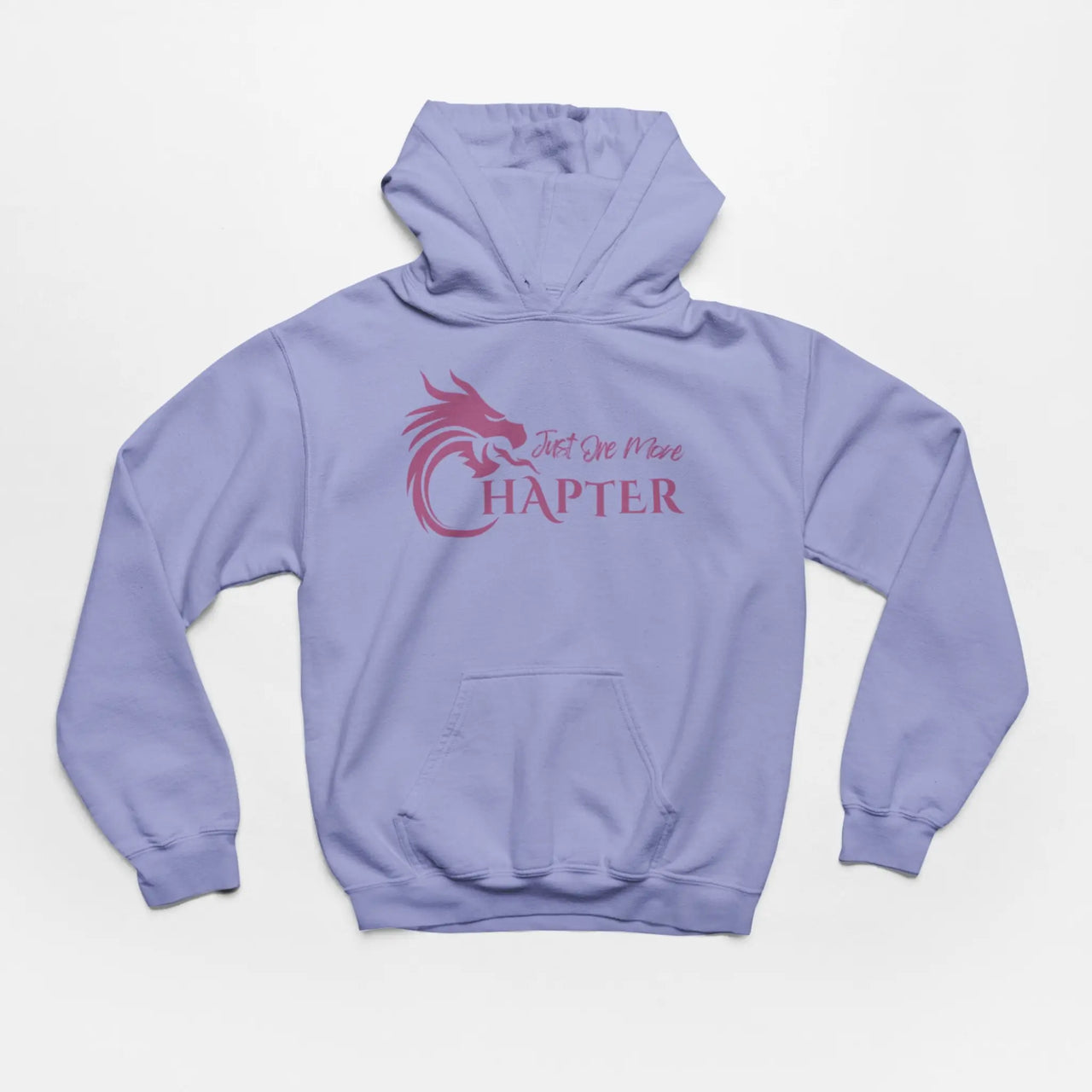 a Violet Just One More Chapter Hoodie V1 with purple text