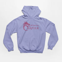 Thumbnail for a Violet Just One More Chapter Hoodie V1 with purple text