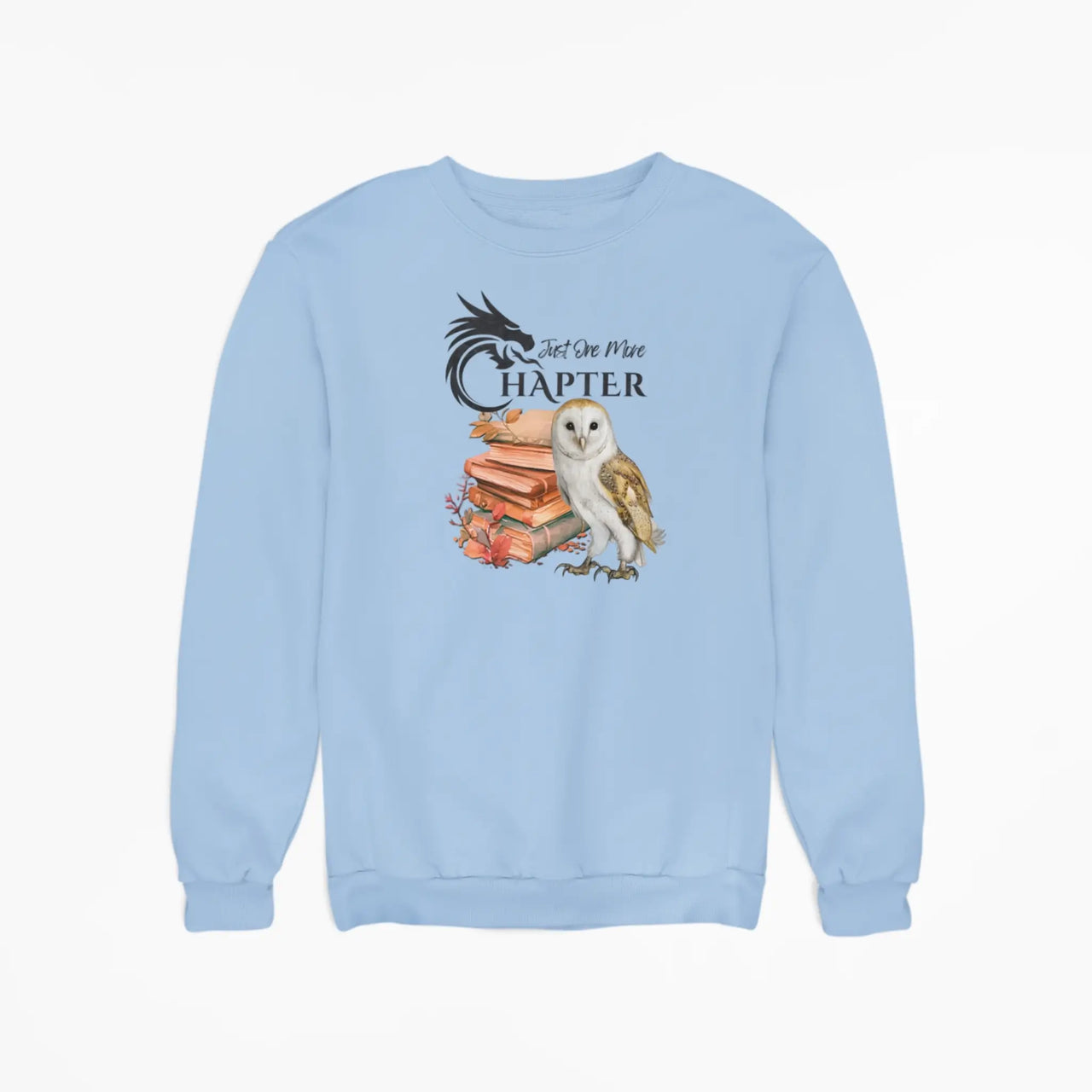 Light blue Just one more chapter sweatshirt v2