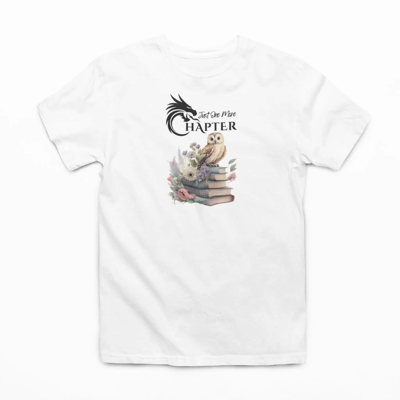 White Just One More Chapter T-shirt V3