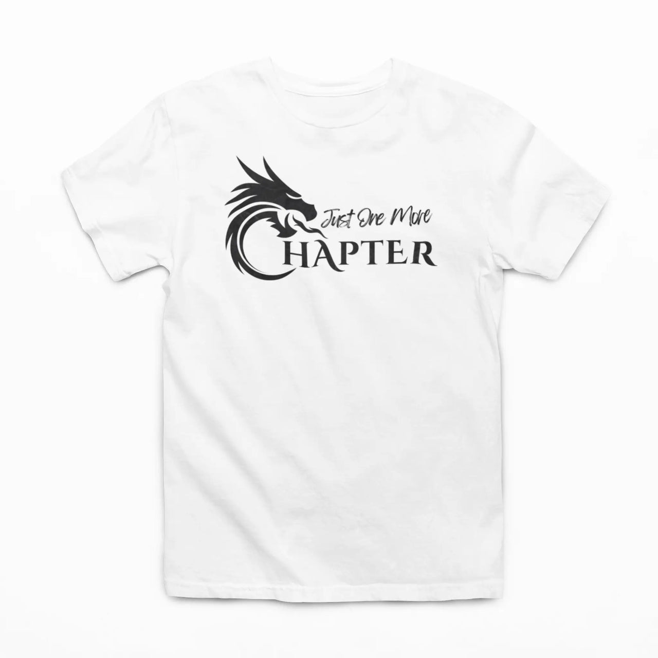 white Just one more chapter tshirt