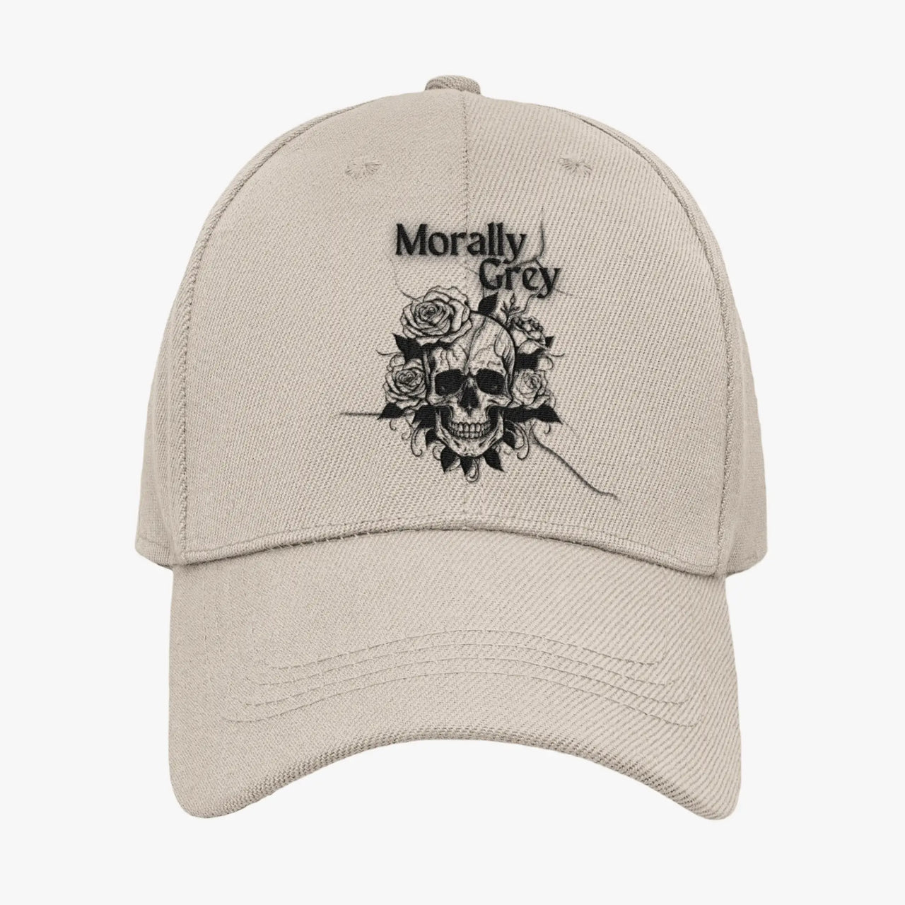 Beige Morally Grey cap