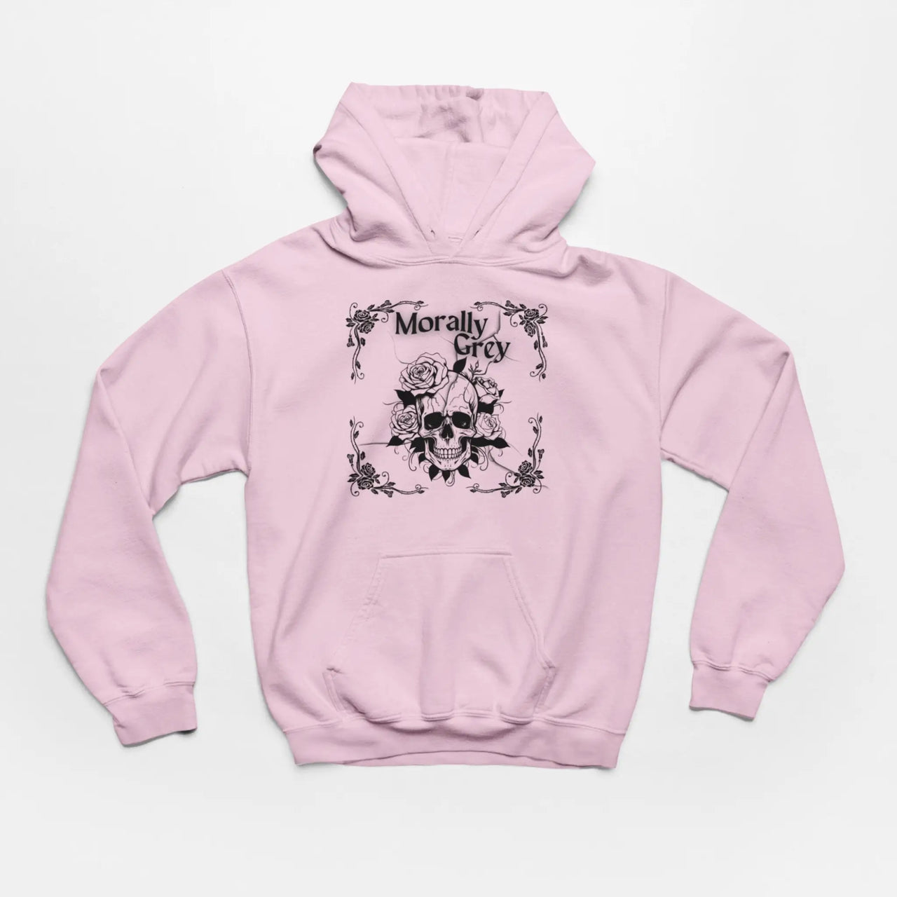 Pink Morally Grey Hoodie