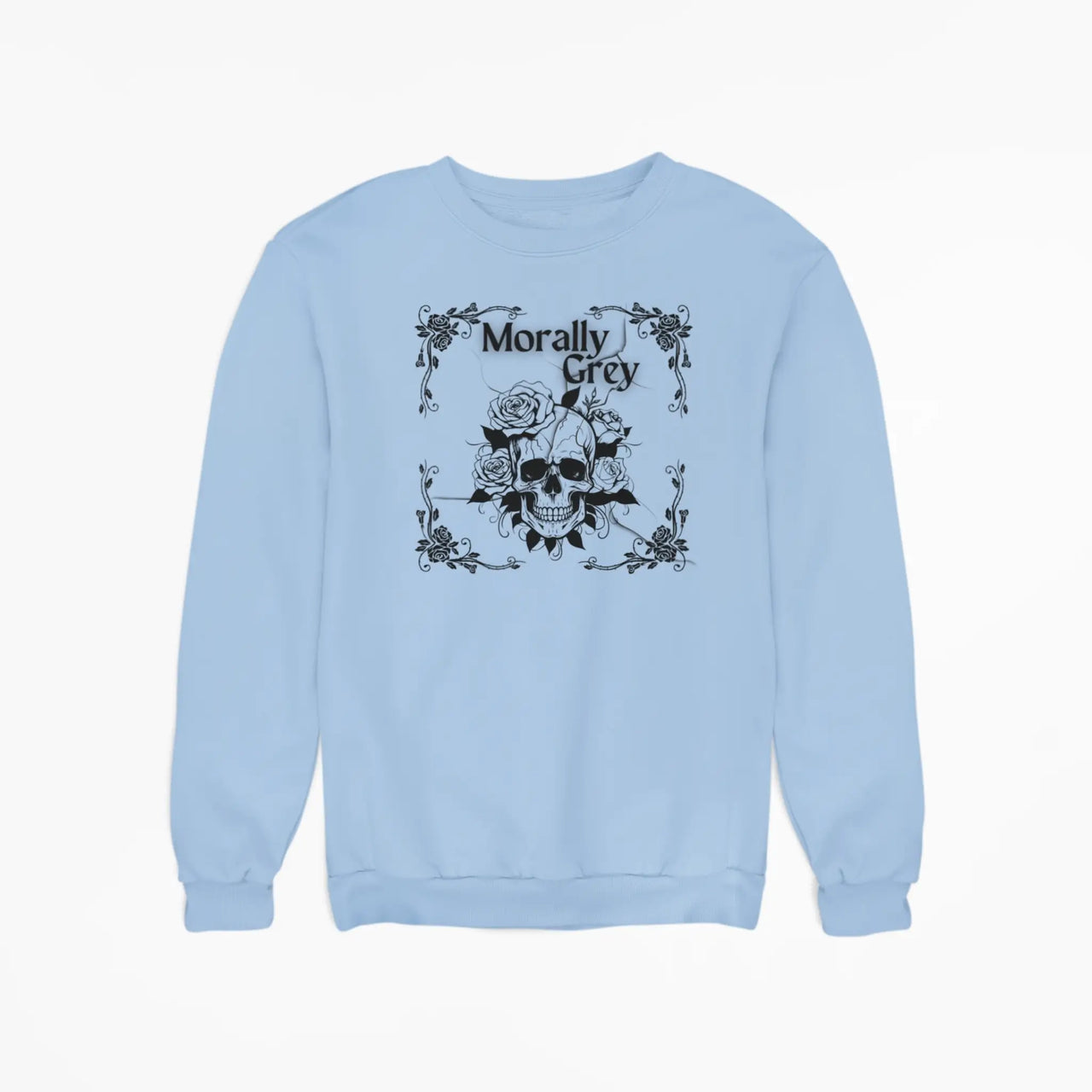 Blue Morally grey sweatshirt