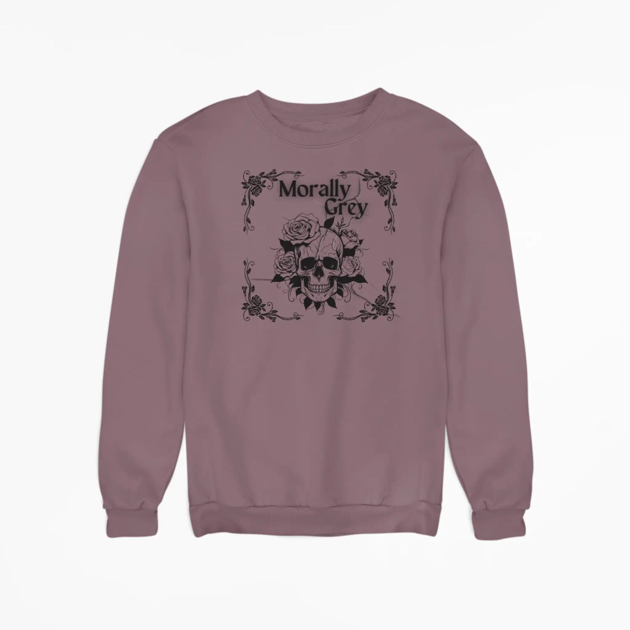 Maroon Morally grey sweatshirt