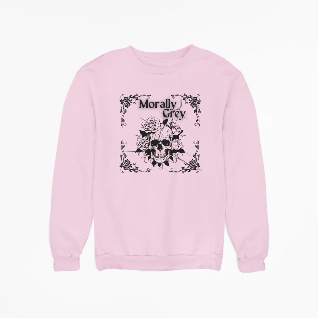 Pink Morally grey sweatshirt