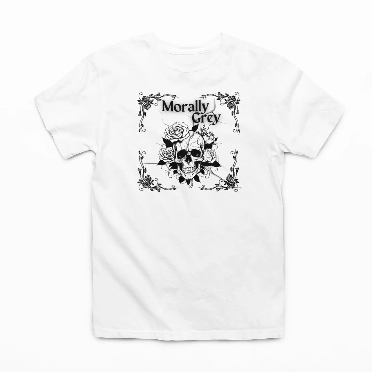 white morally grey tshirt