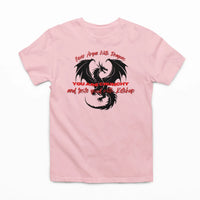 Thumbnail for Light pink Never Argue With Dragons Tshirt