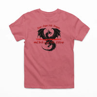 Thumbnail for dark pink Never Argue With Dragons Tshirt