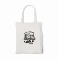 Thumbnail for I have no shelf control tote on white background