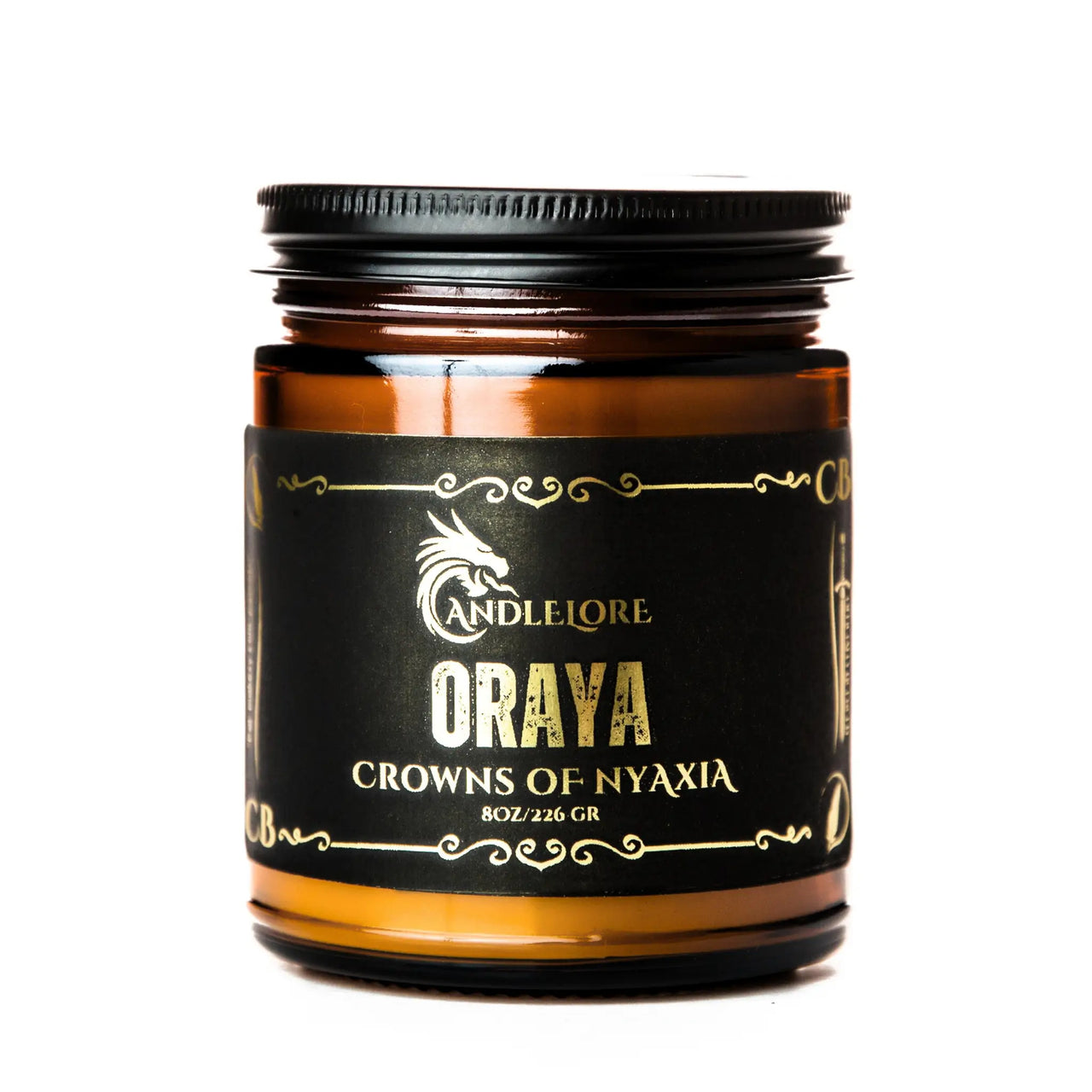 Oraya Candle on white