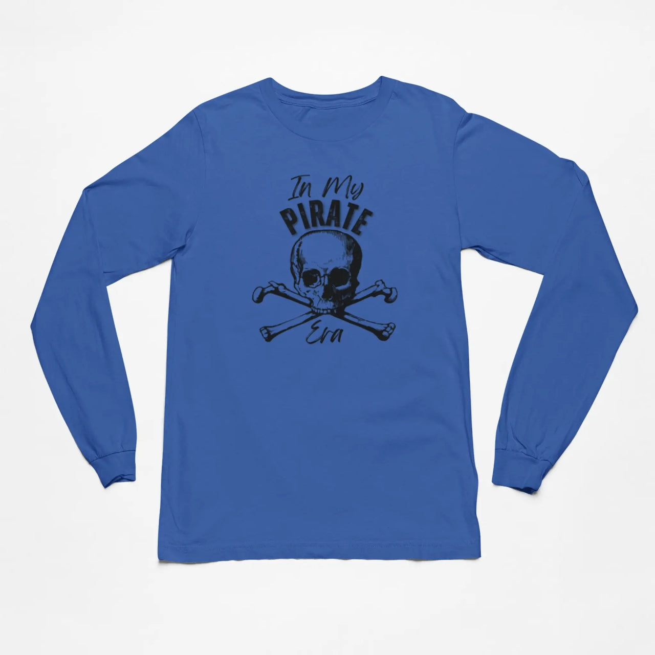 In My Pirate Era long sleeve tshirt in blue