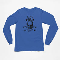 Thumbnail for In My Pirate Era long sleeve tshirt in blue