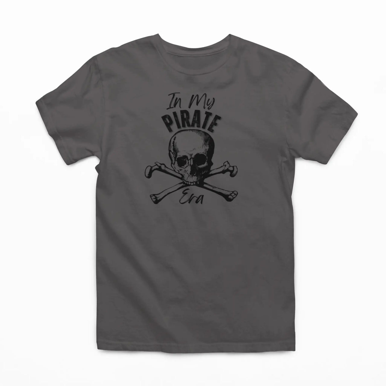 dark grey in my pirate era tee 