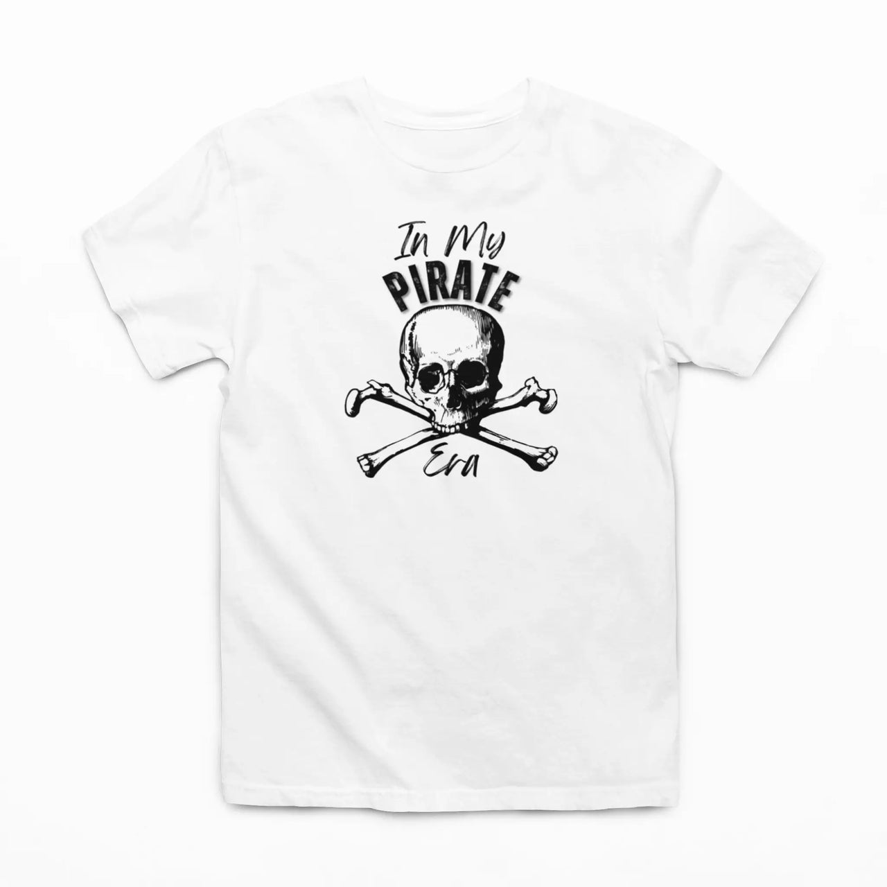 white in my pirate era tee