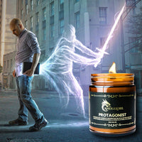 Thumbnail for Protagonist Candle With a modern protagonist