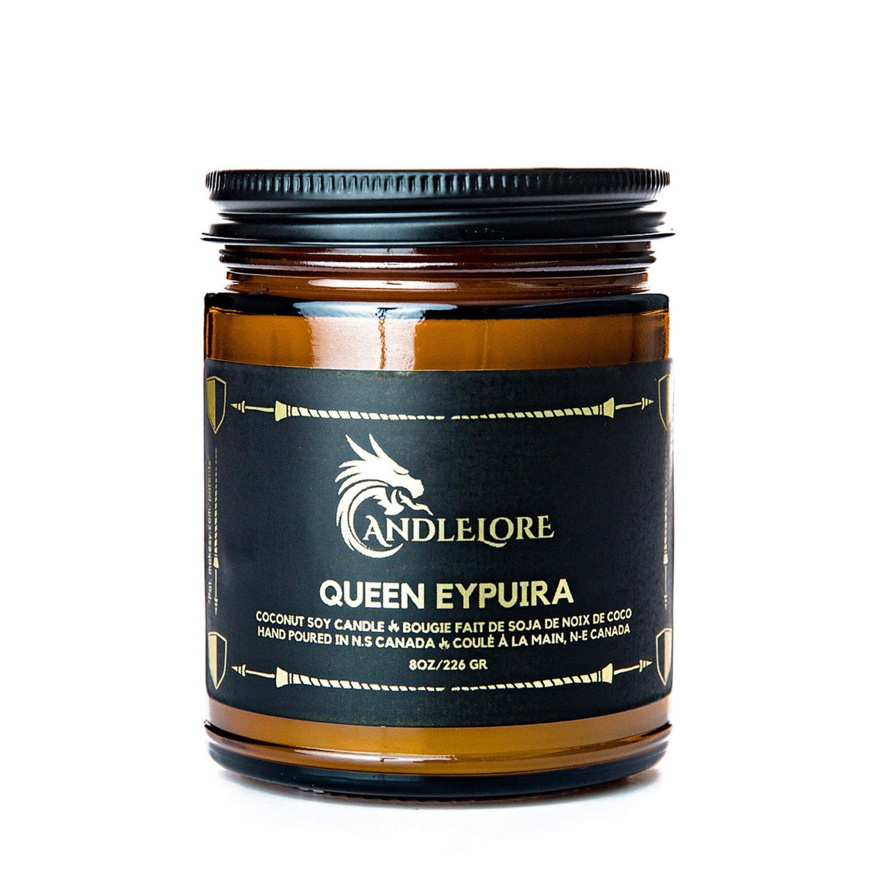 Medium Queen Eypuira Candle on white background