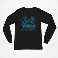 Thumbnail for In My Romantasy Era shirt on black with teal text