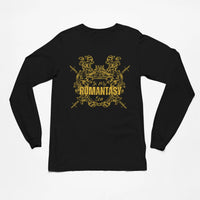 Thumbnail for In My Romantasy Era shirt on black with gold text