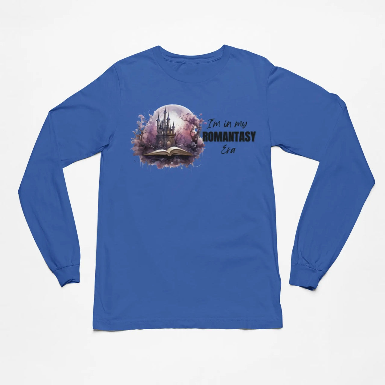 In My Romantasy Era V2 second design long sleeve on blue