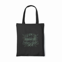 Thumbnail for In my romantasy era tote black bag green accent