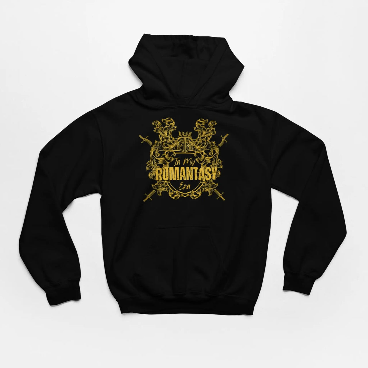 Black In My Romantasy Era Hoodie V3 Yellow Design