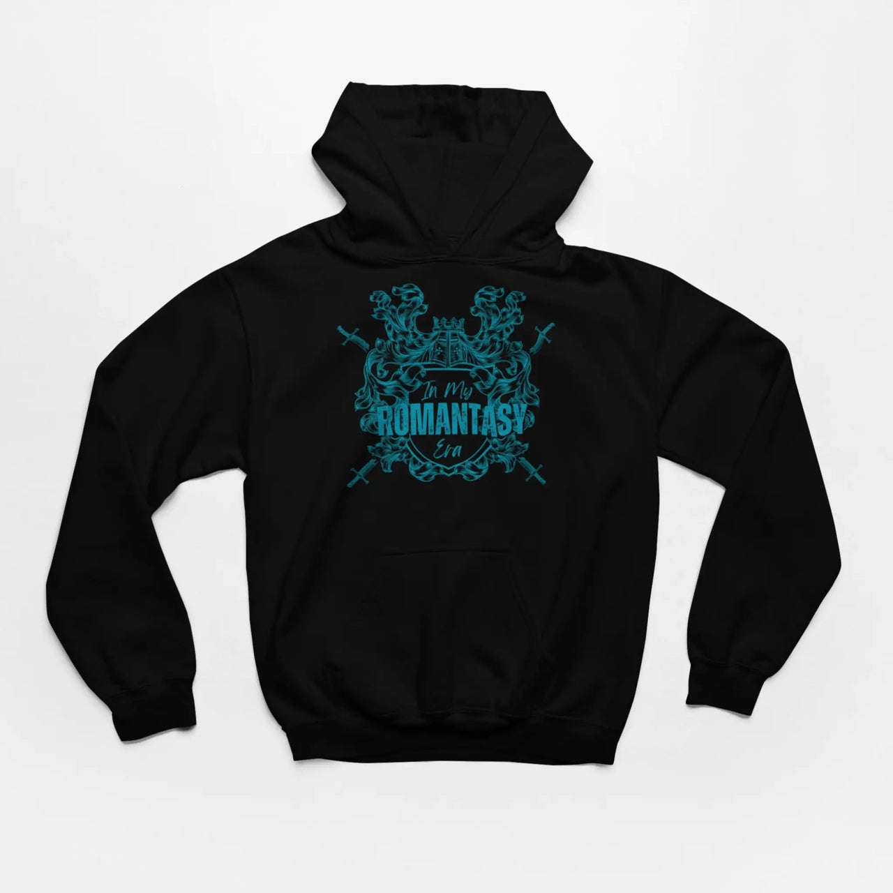 Black In My Romantasy Era Hoodie V3 Teal Design