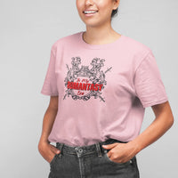 Thumbnail for Woman wearing a Pink In My Romantasy Era Tshirt V4