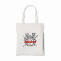 Thumbnail for in my romantasy era tote white bag red accent