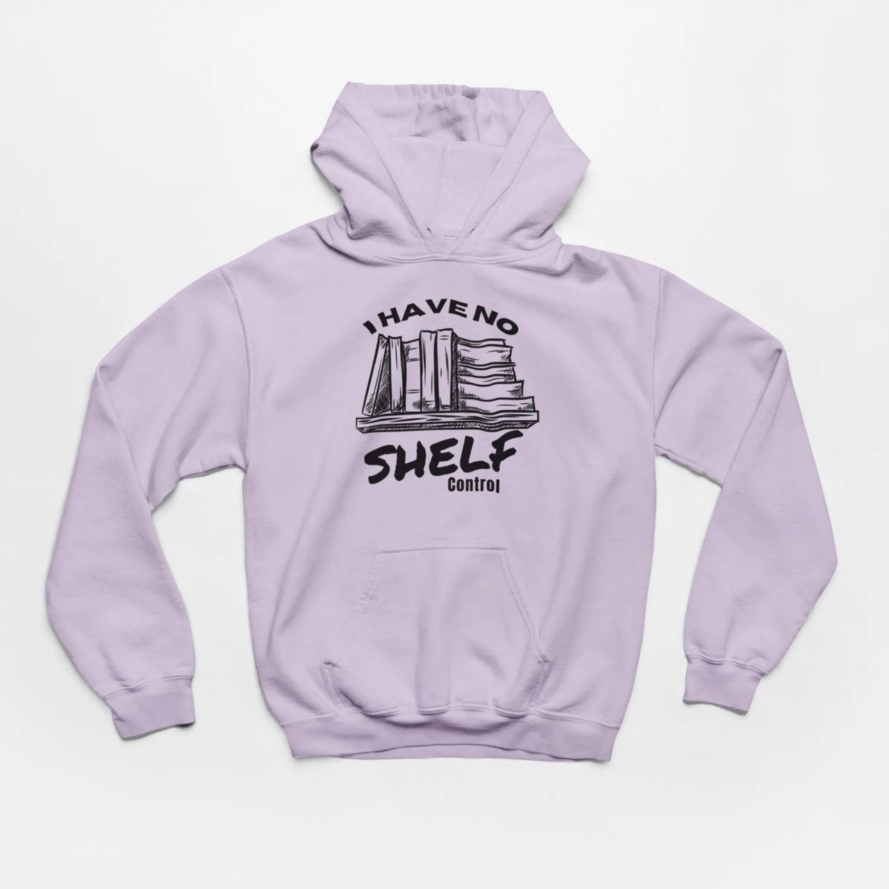 I have no shelf control hoodie in orchid