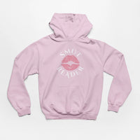 Thumbnail for a pink smut reader hoodie with pink lips lips