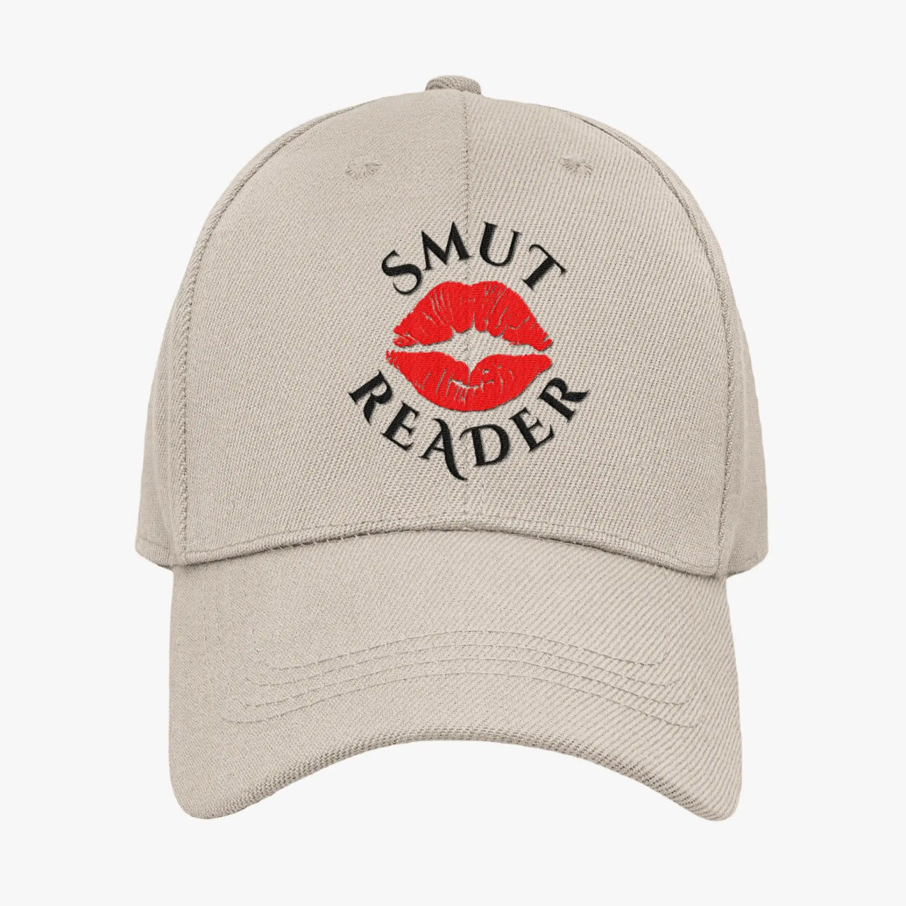 beige smut reader cap