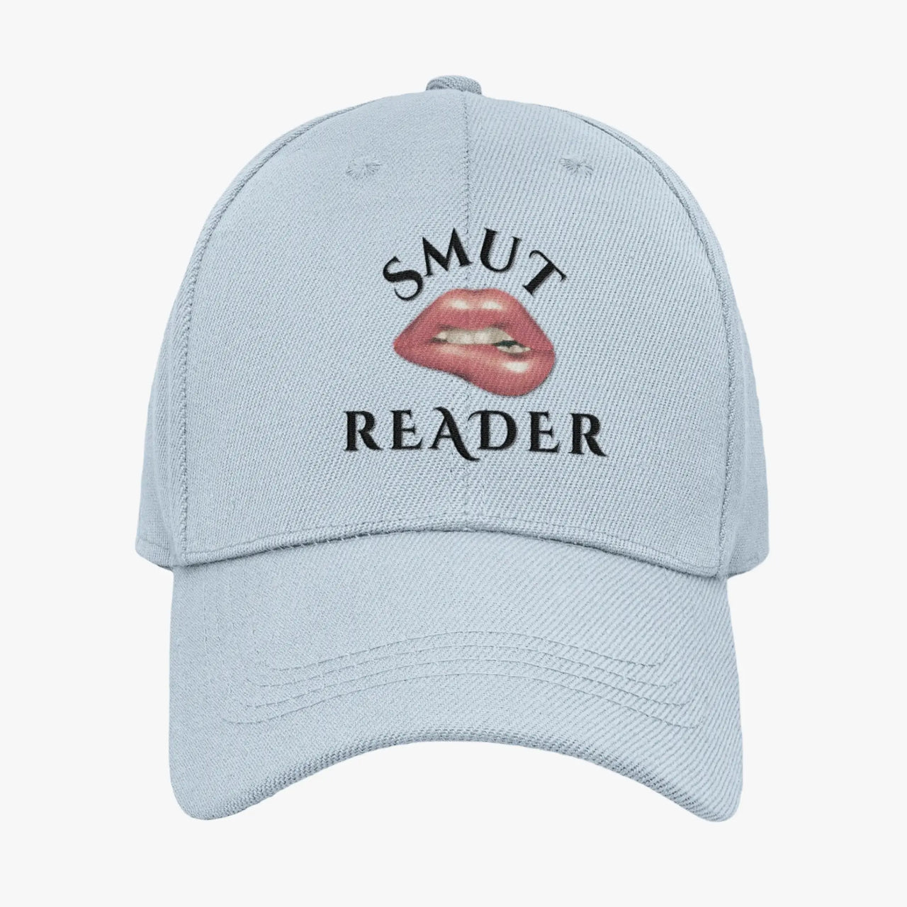 light blue smut reader cap