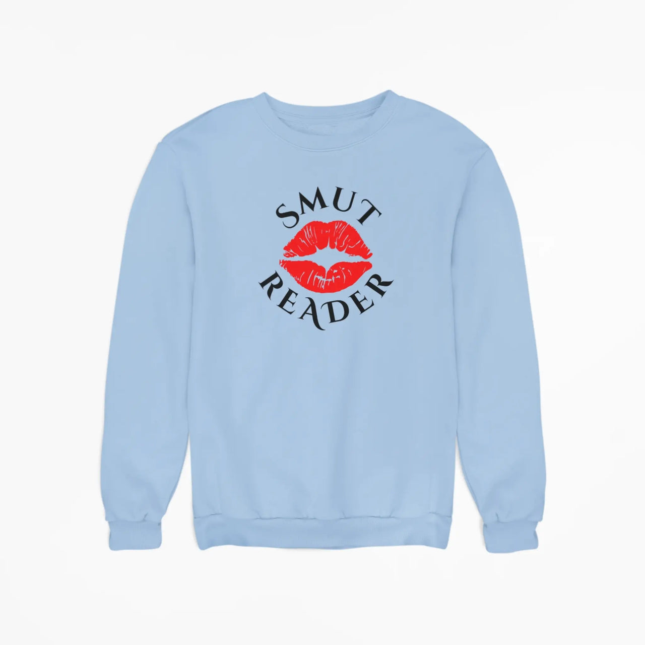 light blue smut reader sweatshirt