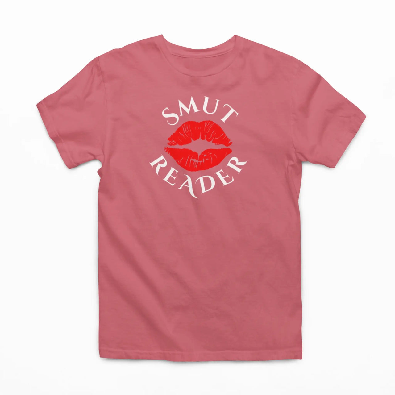 dark pink smut reader v1 tshirt white writing