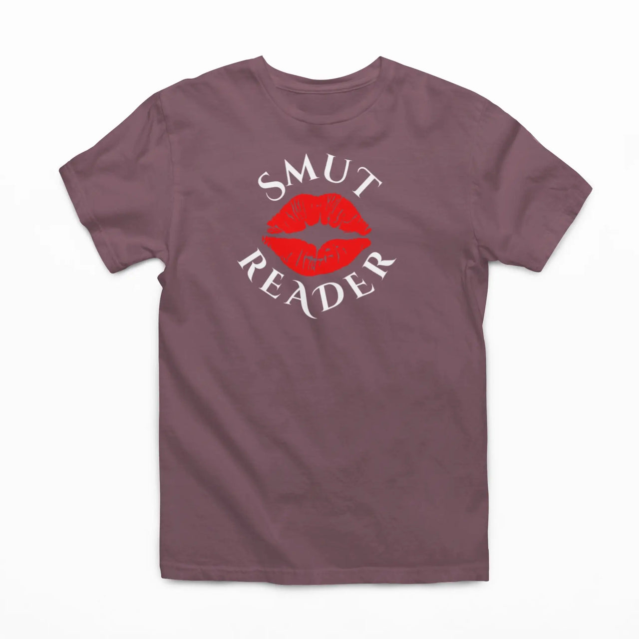 maroon smut reader v1 tshirt white writing