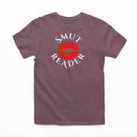 Thumbnail for maroon smut reader v1 tshirt white writing