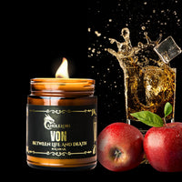 Thumbnail for Von candle next to apples and whiskey