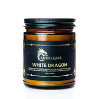 Thumbnail for Medium White Dragon  scented candle on a white background